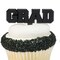144 Count Graduation Cap Foil Cupcake Picks Decorations for Cake Toppers Party 2.3 Inch